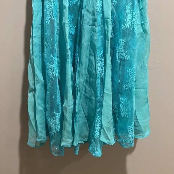 Free People Intimately Turquoise Slip - Picture 5 of 9